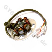 Lichtmaschinen Stator / Ankerplatte 6 Kabel 2-Takt  50ccm SCOOTER